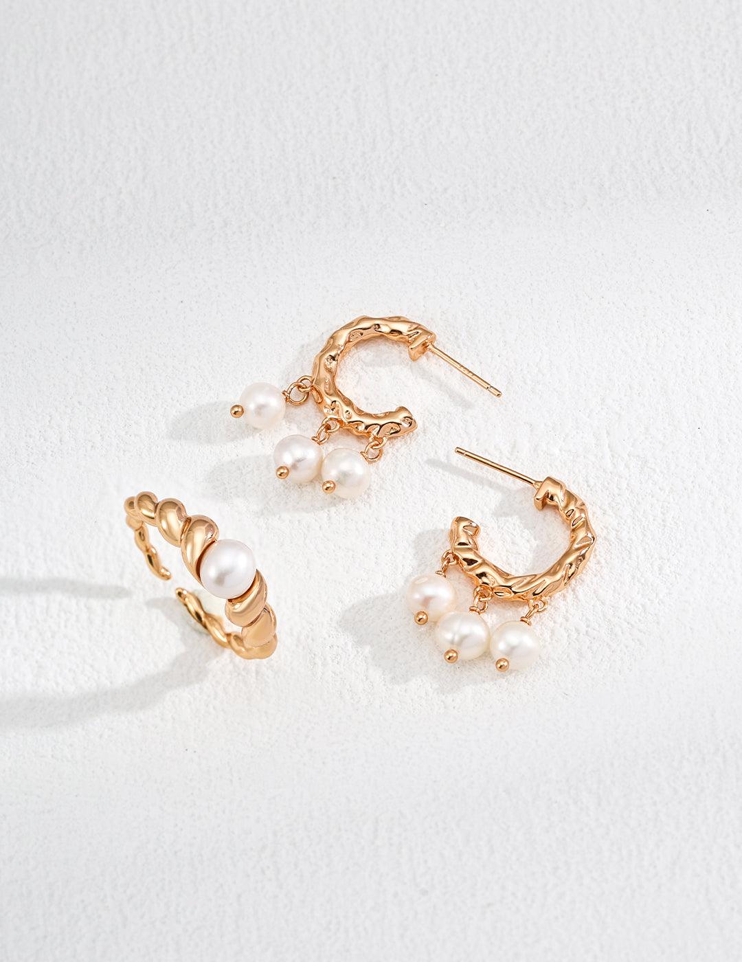 Luna Pearls Earrings - ALEART