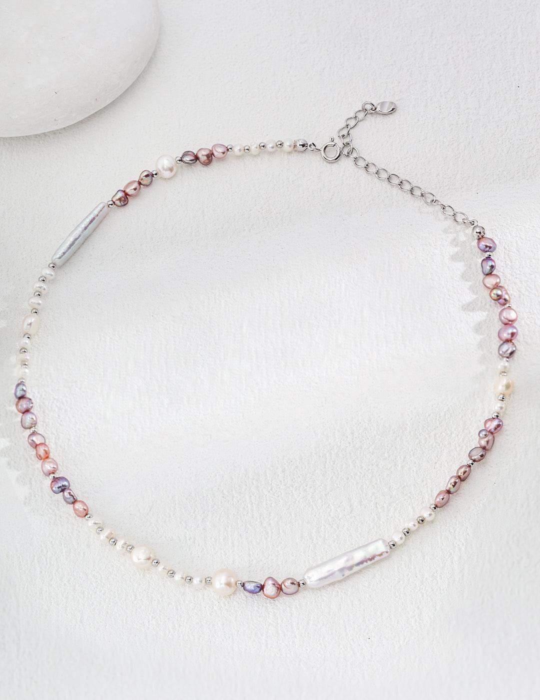 Fashionable Natural Pearl Necklace - ALEART