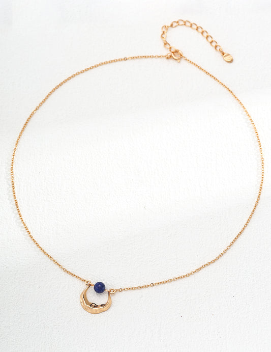Lapis Lazuli Geometry Necklace - ALEART