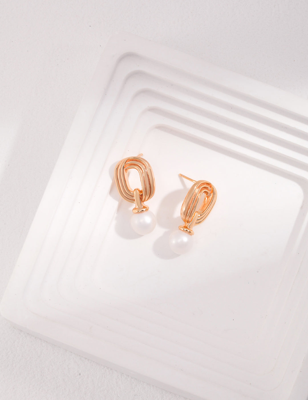 Twist of Time Sterling Silver Earrings