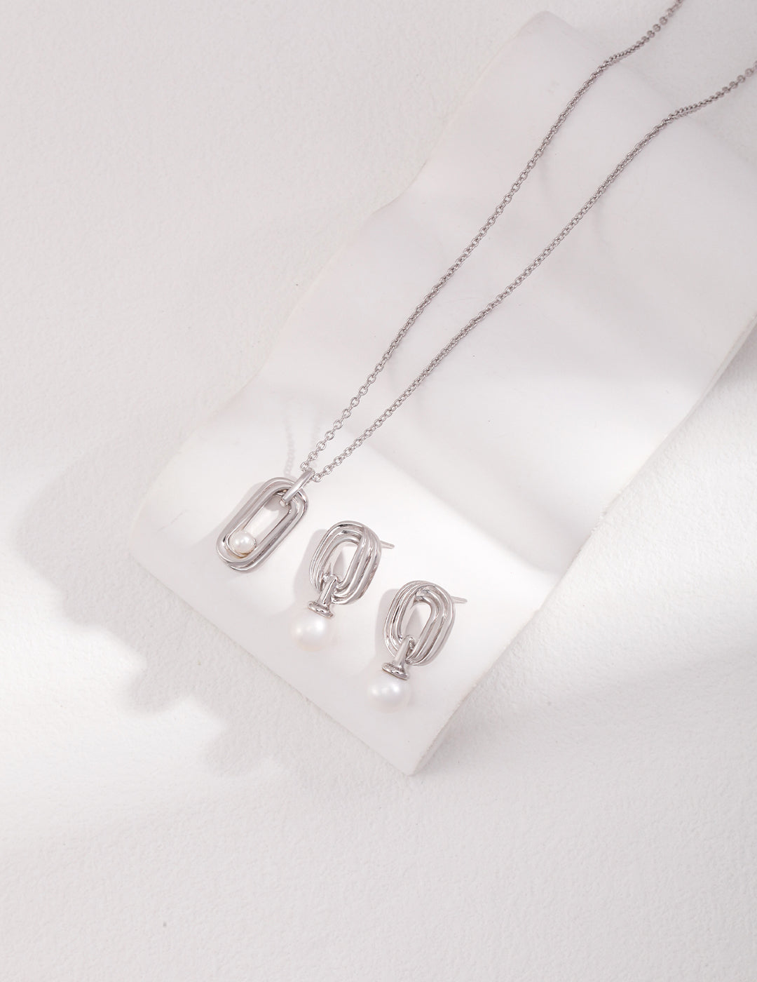 Twist of Time Sterling Silver Earrings