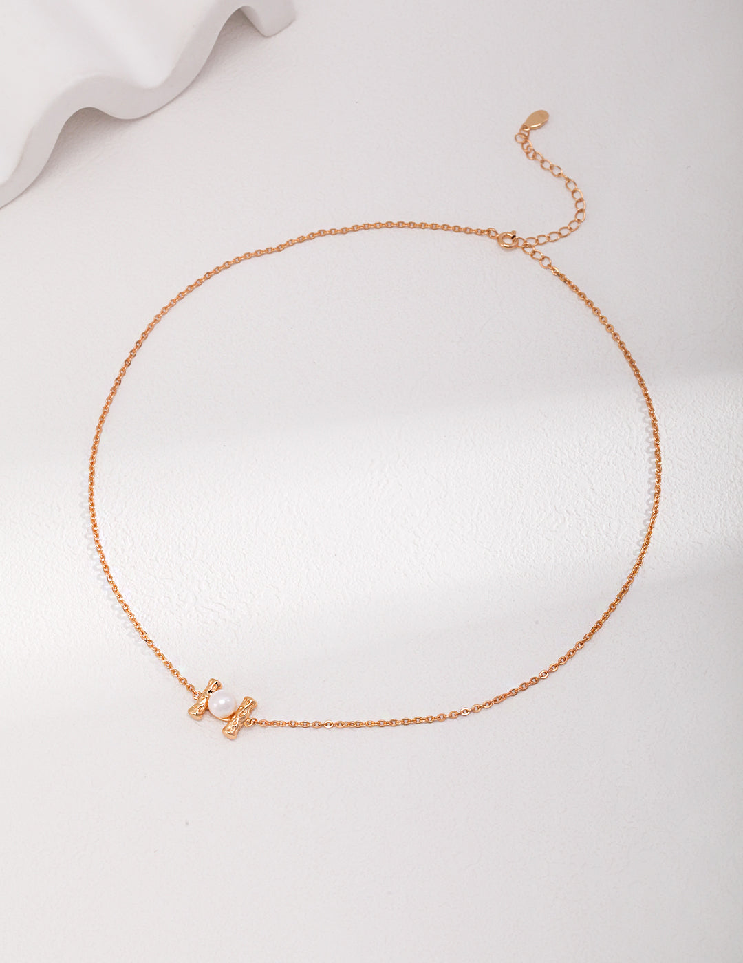 Cylinder & Pearl Necklace