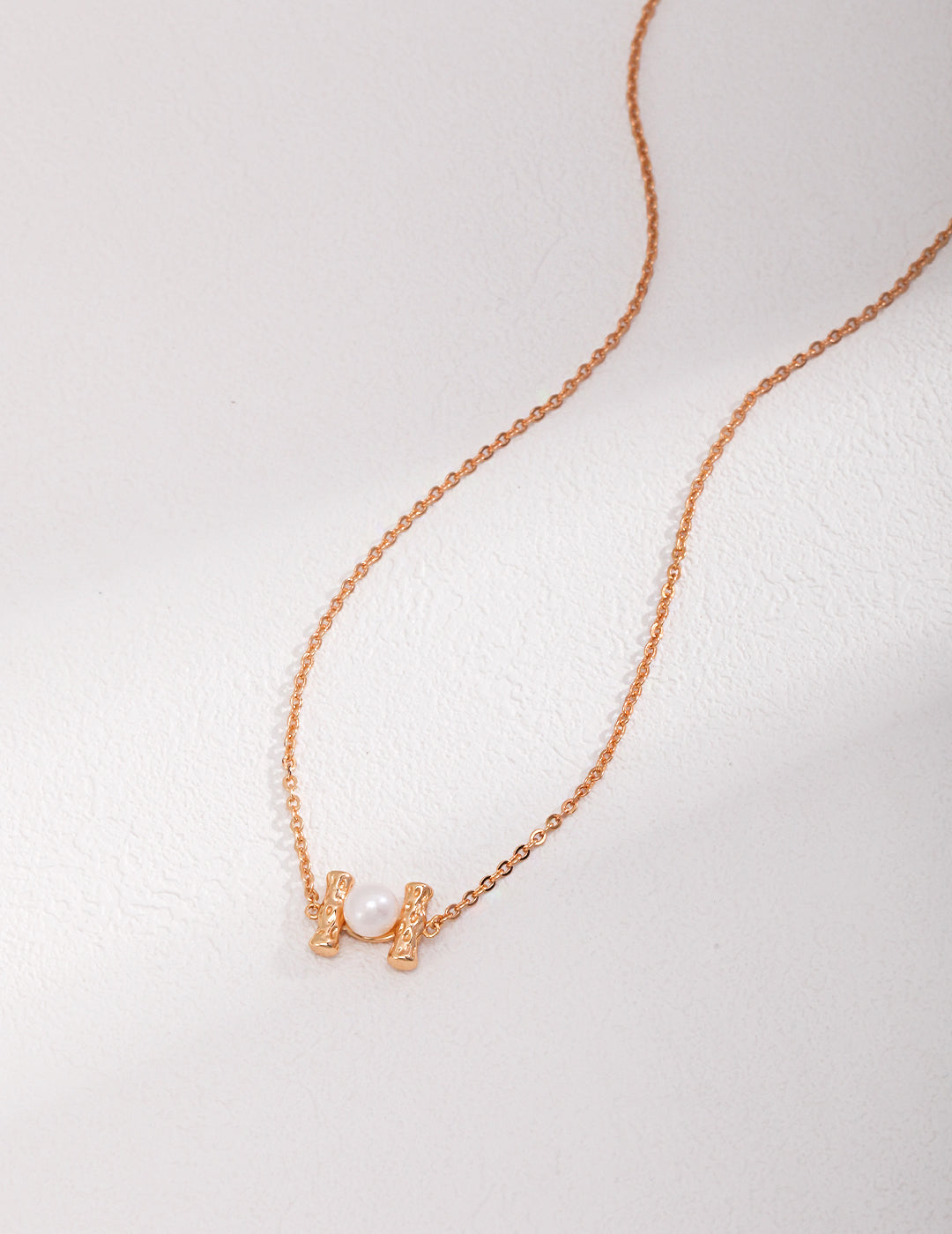 Cylinder & Pearl Necklace