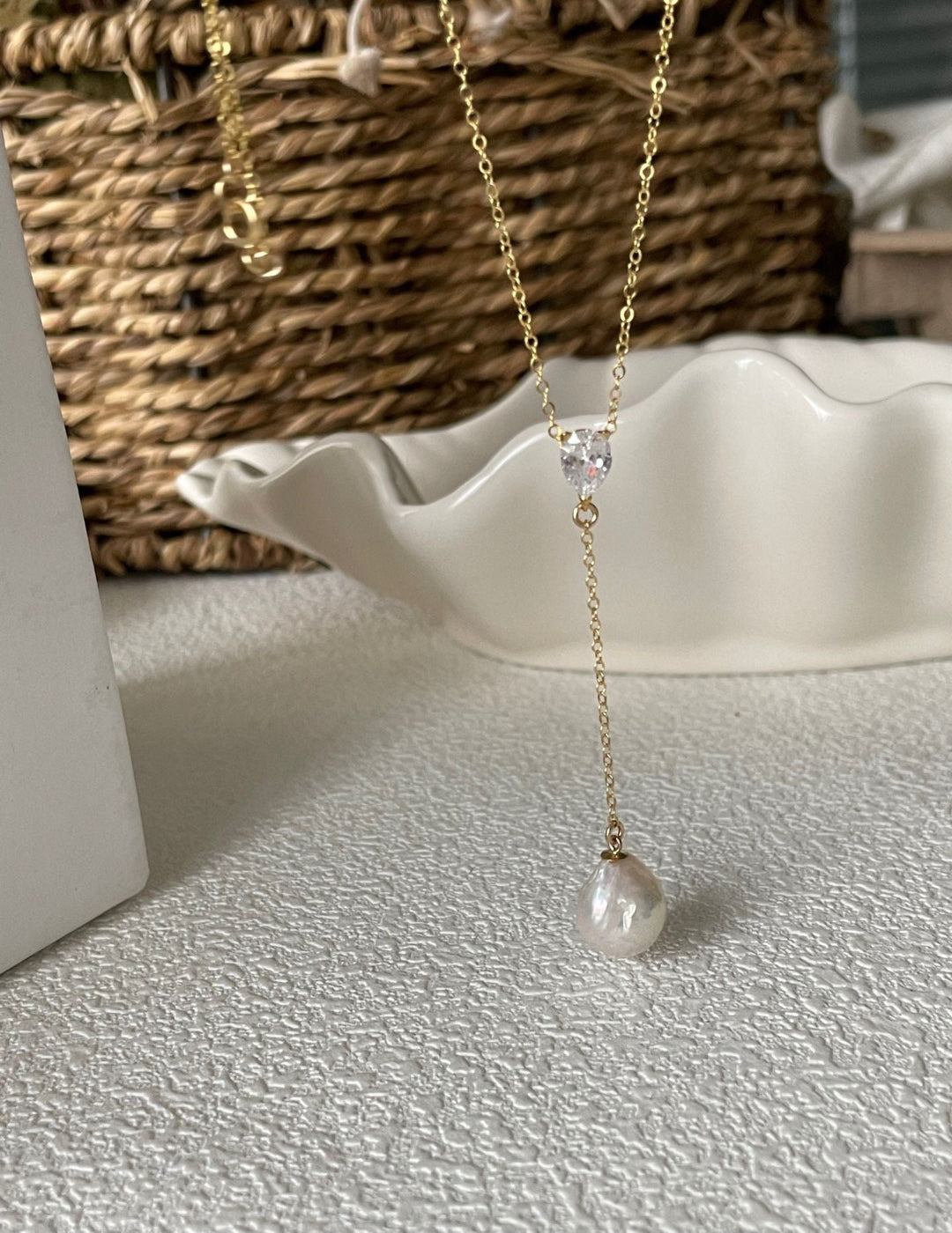 Baroque Pearl & Zircon Radiance