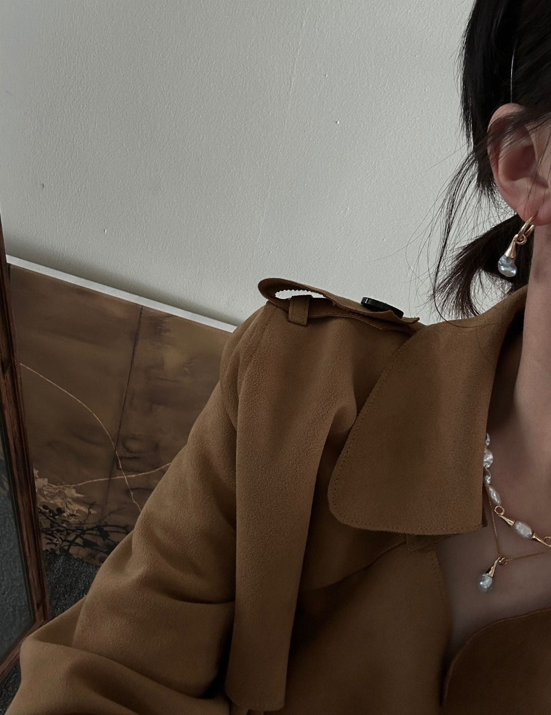 Gleaming Pearl Earrings - ALEART