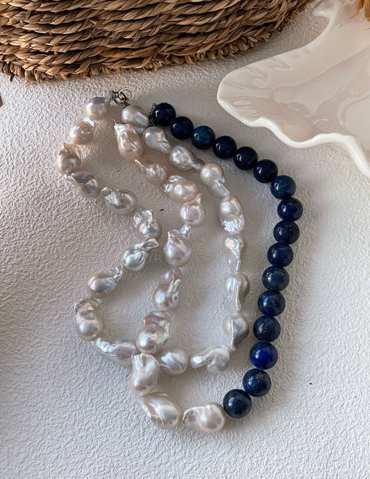 Luminous Baroque Pearl Necklace - ALEART