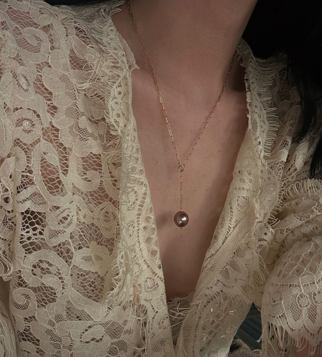 Purple Baroque Necklace - ALEART