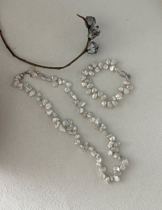 Keshi Pearl Necklace - ALEART