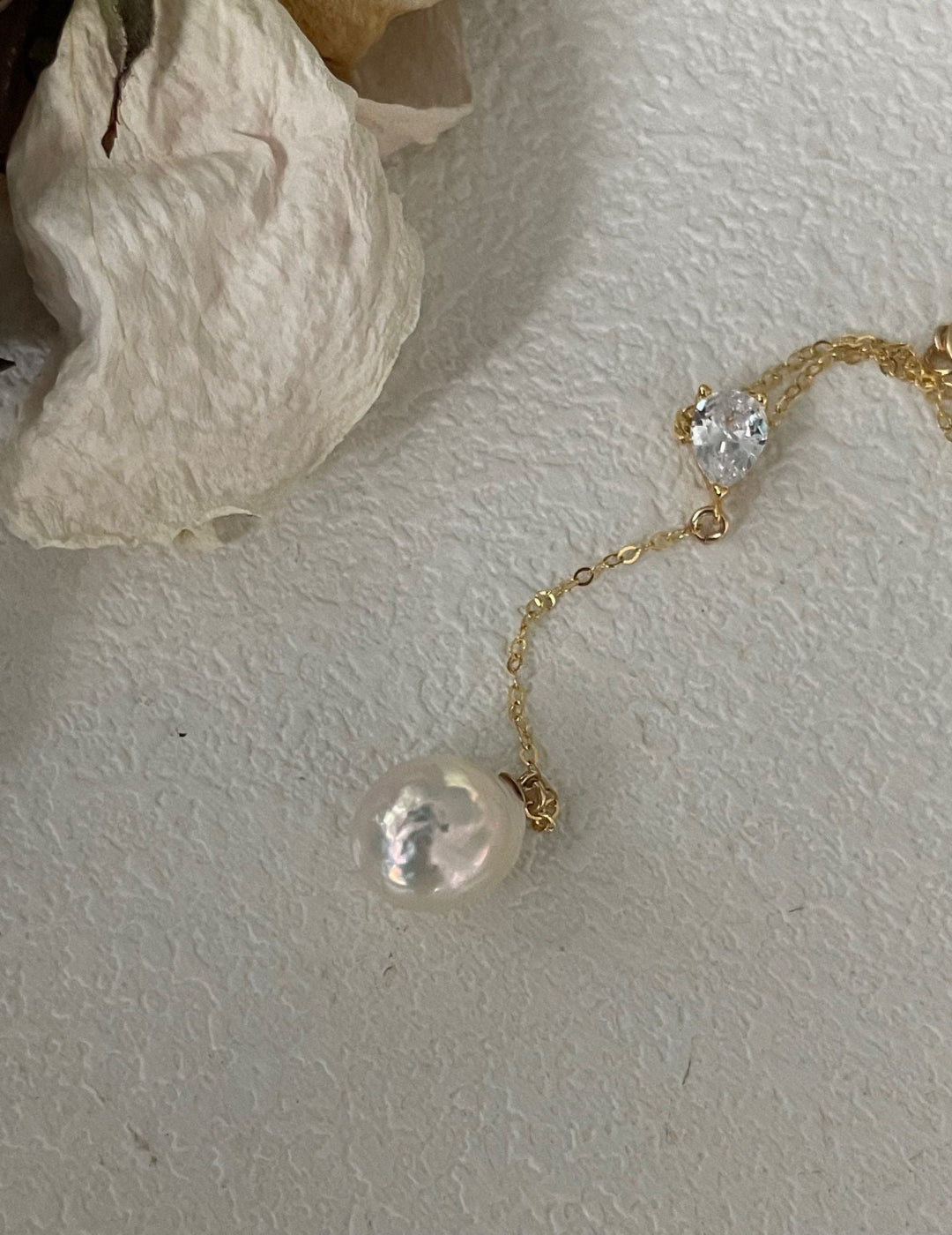Baroque Pearl & Zircon Radiance