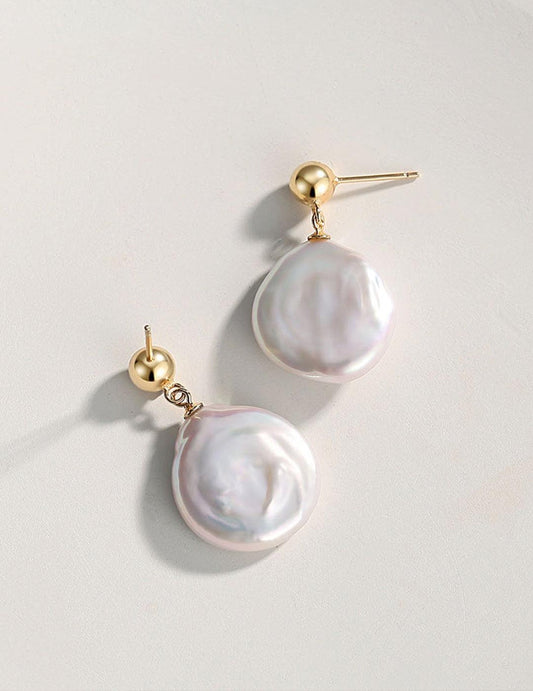 Luxe Irregular Pearl Earrings - ALEART