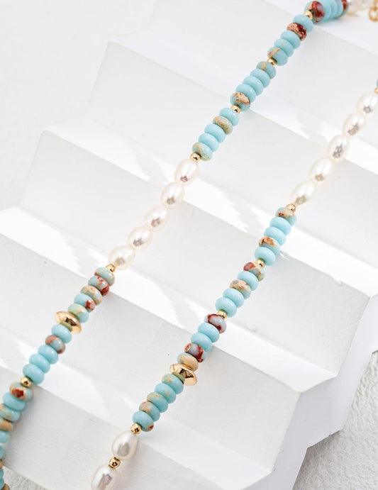 Oriental Stone Necklace - ALEART