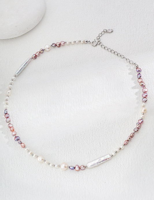 Fashionable Natural Pearl Necklace - ALEART