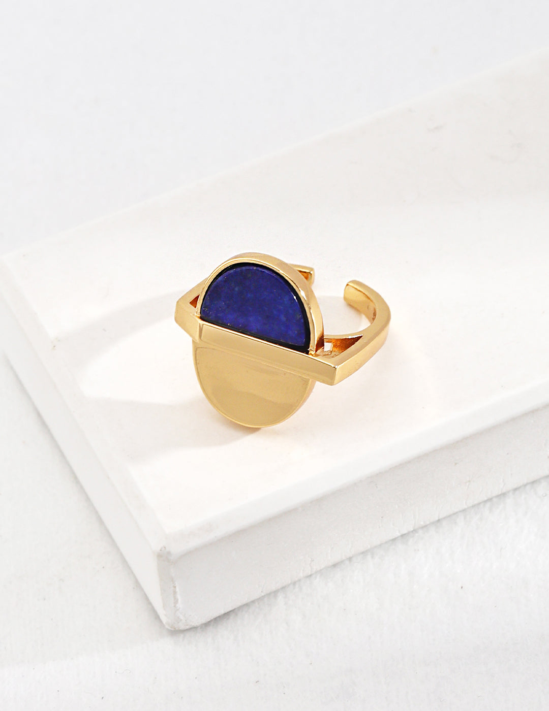 Oval Lapis Lazuli Ring - ALEART