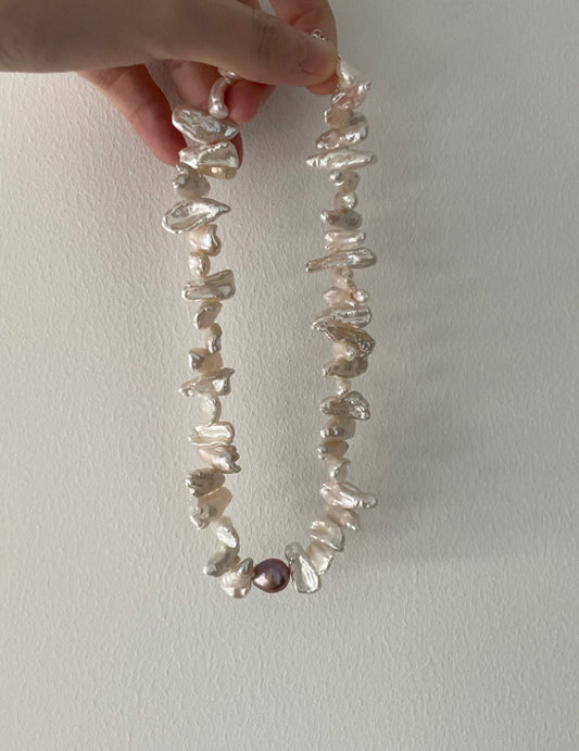 Irregular Petal Necklace - ALEART