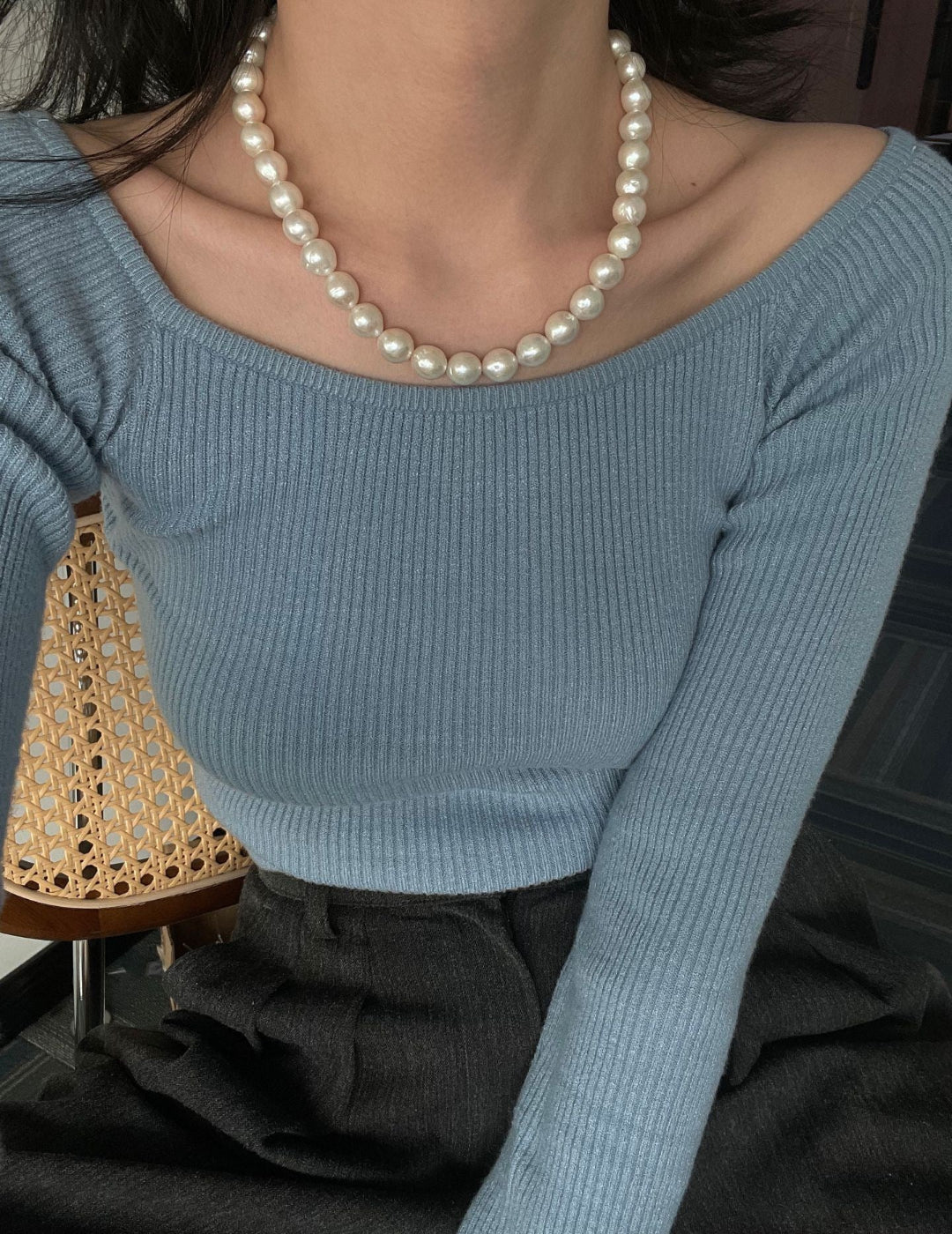 Grandeur Lustre Pearl Necklace