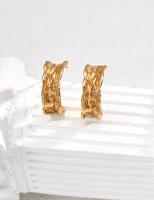 Vintage Molten Earrings - ALEART